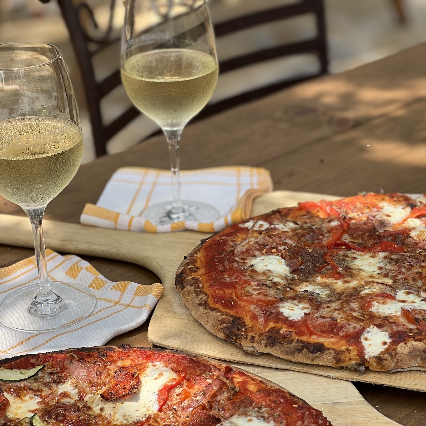 Wood-fired Pizza and Wine